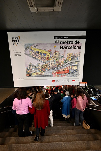 Presentado el libro 'La pequea historia del metro', dedicado al centenario del metro de Barcelona